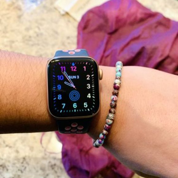 Ocean Regalite Natural Stone Handmade Healing 4mm Round Tibetan Bead Bracelet - Picture 2 of 8